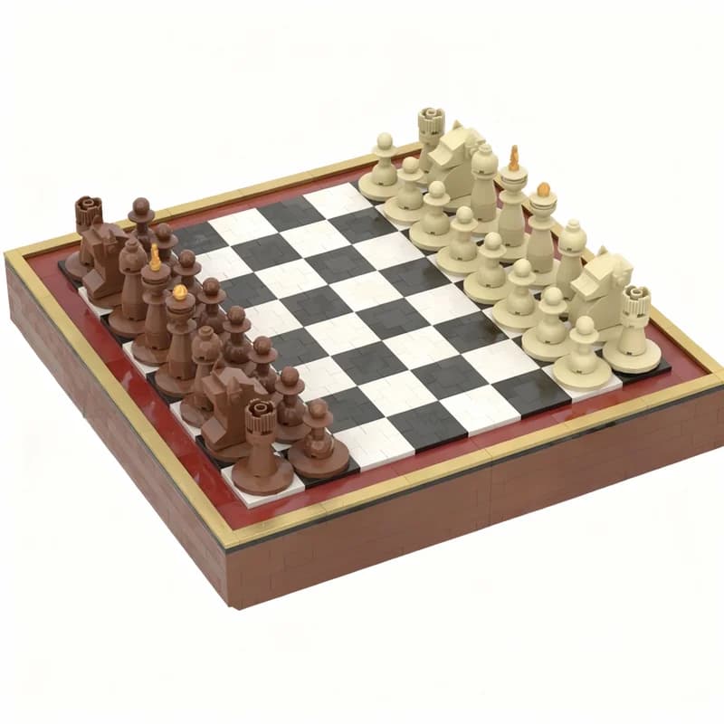 1270PCS MOC Creative Model Chess Series Traditional Edition Building Blocks DIY Assembly Building Blocks Display Gift Home Set