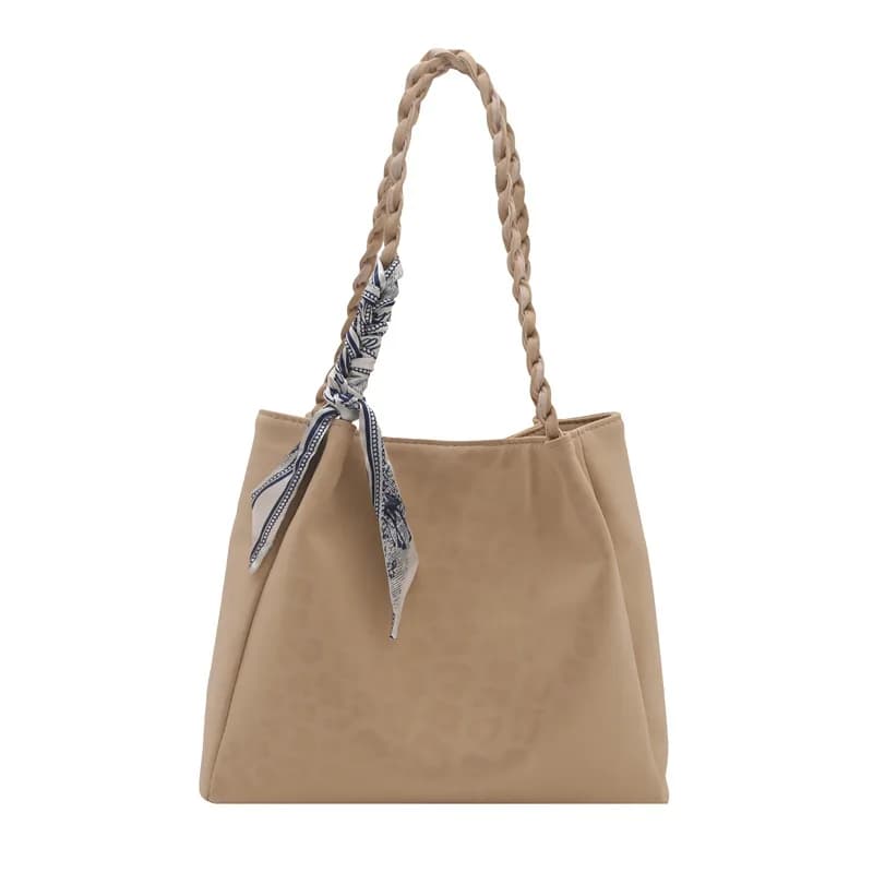 Trendy Leopard Print Handbag Women's Bag New Large Capacity Scarf Shoulder Underarm Bag