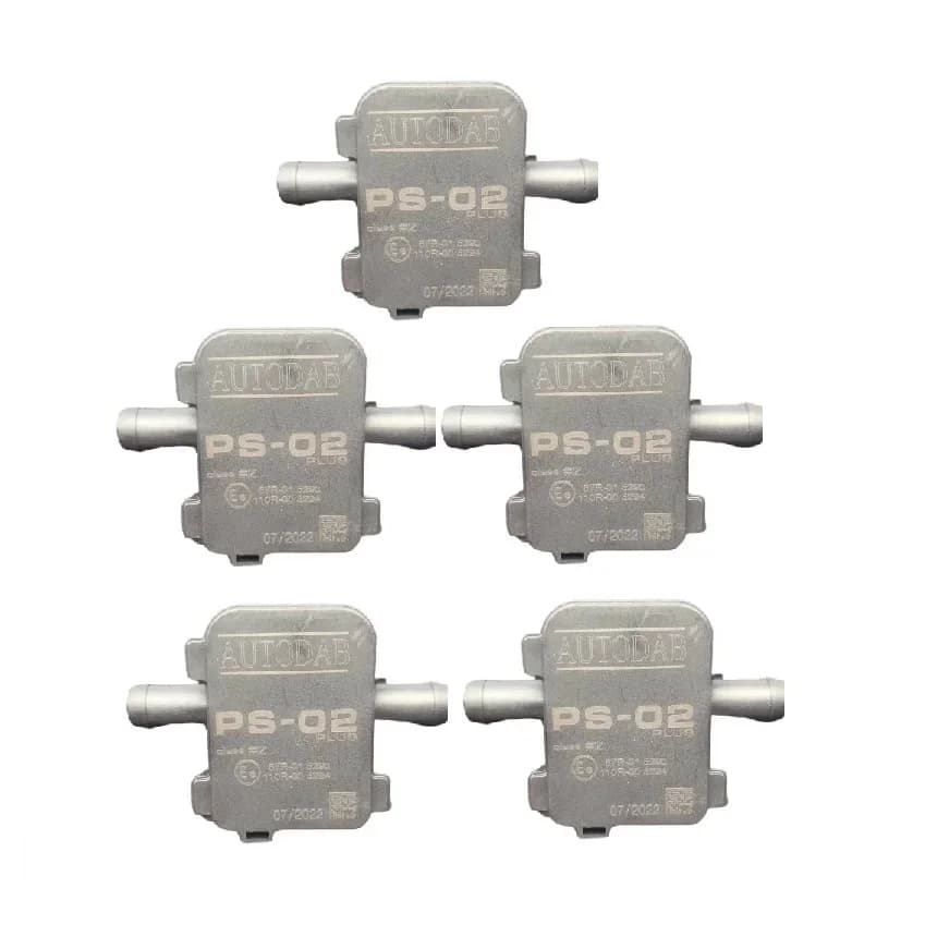 Set di 5 Sensori MAP a 5 Pin PS-02 Plus, Sensore di Pressione Gas per Kit di Conversione LPG CNG, Accessori Auto