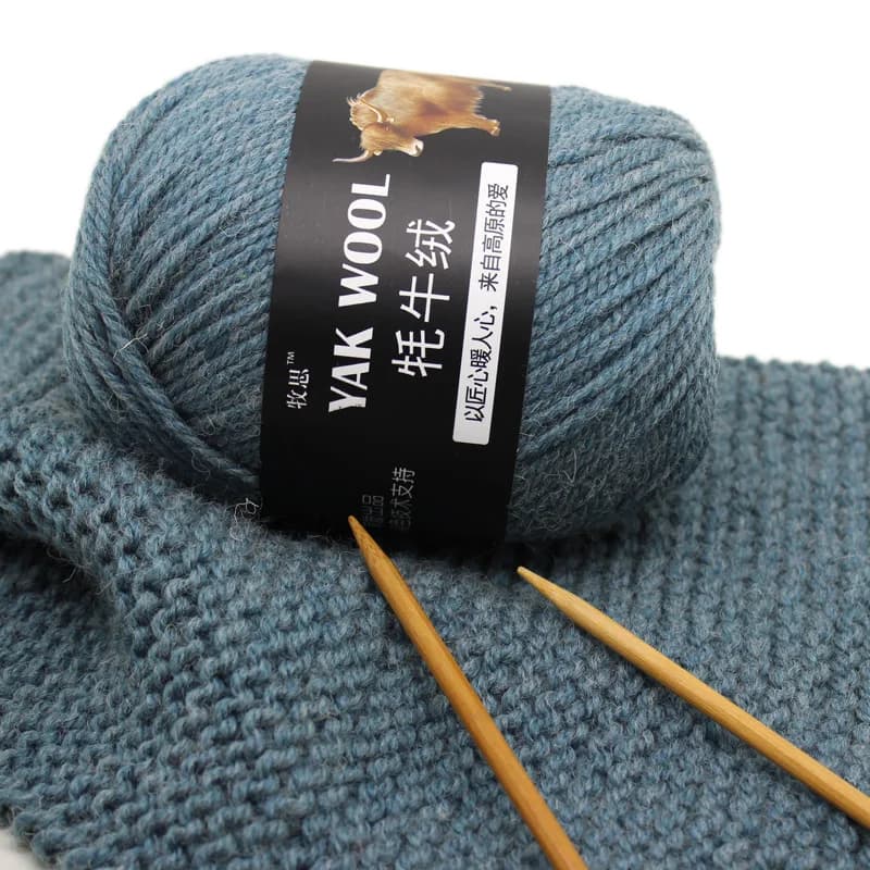 100g Ball 4.5mm Wool Yarn for Crochet & Knitting 3 PLY Fine Cashmere Threads DIY Dyed Sweater Needle Craft