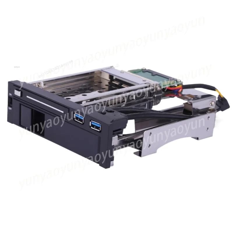 Docking Station Interna per Disco Rigido con Doppio Alloggiamento 3.5" + 2.5" SATA III, Rack Mobile per Hard Disk