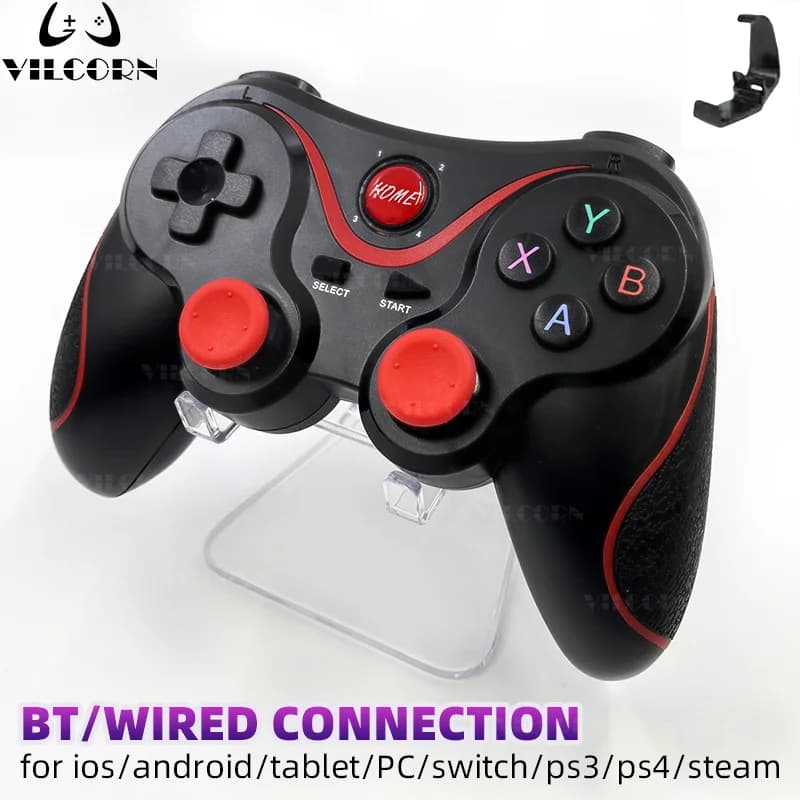 VILCORN X3 Wireless mobile BT game controller for IOS/Android/Tablet/PC/Switch/PS3/PS4/Steam Gamepad Joystick with box support