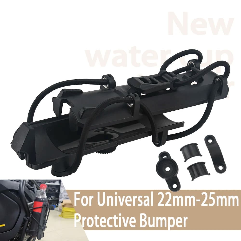Supporto per Bottiglia d'Acqua Protettivo 22-25MM per Moto R1200GS R1250GS R1300GS ADV, Portabevande Nascosto Regolabile