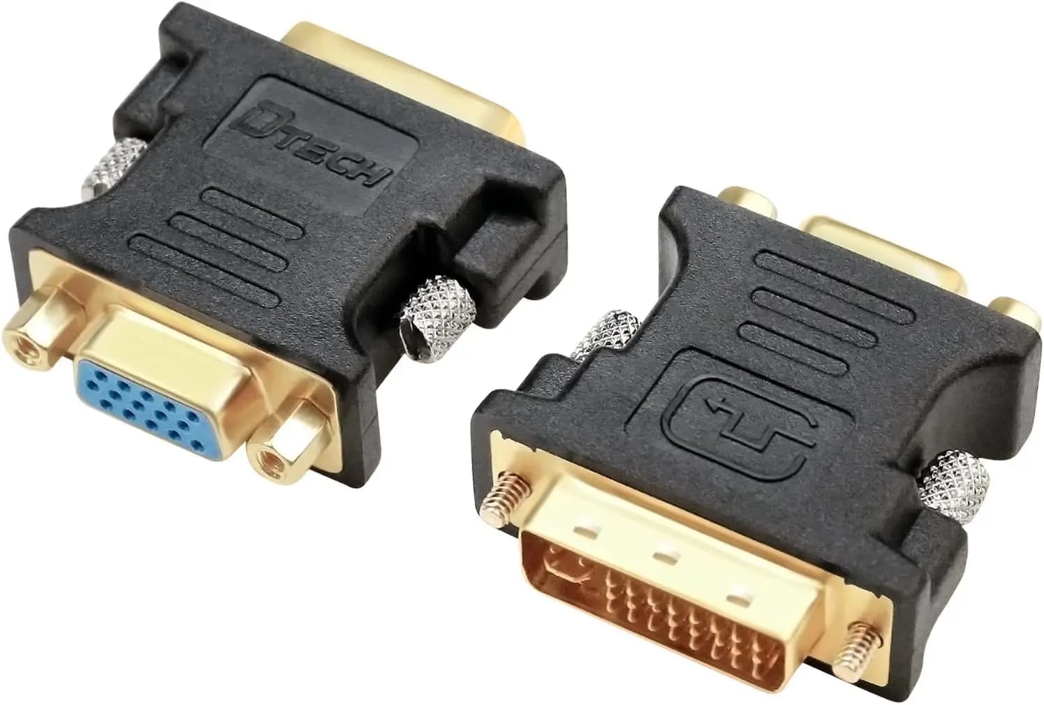 Adattatore da DVI a VGA, convertitore video 1080P da maschio a femmina per monitor e proiettore