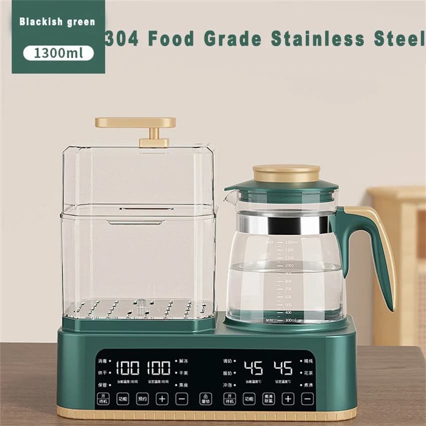 1.3 litre bottle cleaner Scaldalatte Kettle at constant temperature Three in one Smart Washing Dry Two in one