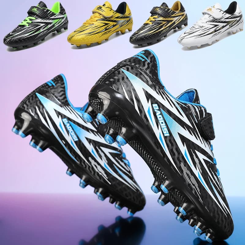 Children's Professional Football Shoes, Indoor Football Shoes for Boys, Kids Football Shoes TF/AG, Synthetic Grass Bags, Fast Training