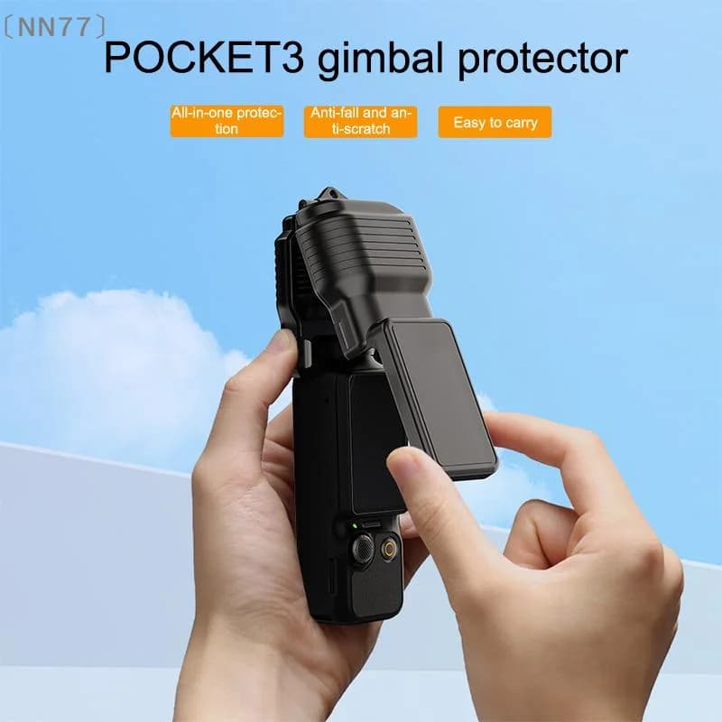 〔NN77〕Gimbal Screen Protective Cover For Pocket 3 Camera Hard Case Lens Cap Outdoor Vlogging Travel Shooting〔W7〕