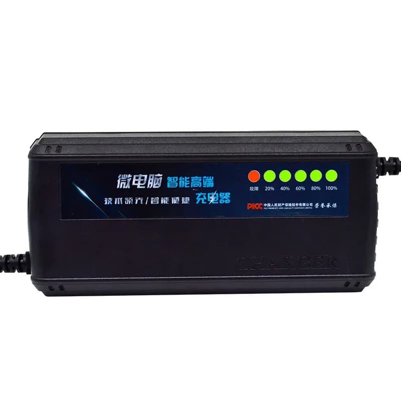 Smart LED Display 72V 30-35AH GEL Lead Charger for Motorcycle E-bike Scooter 110V-220V EU AU UK US Plug
