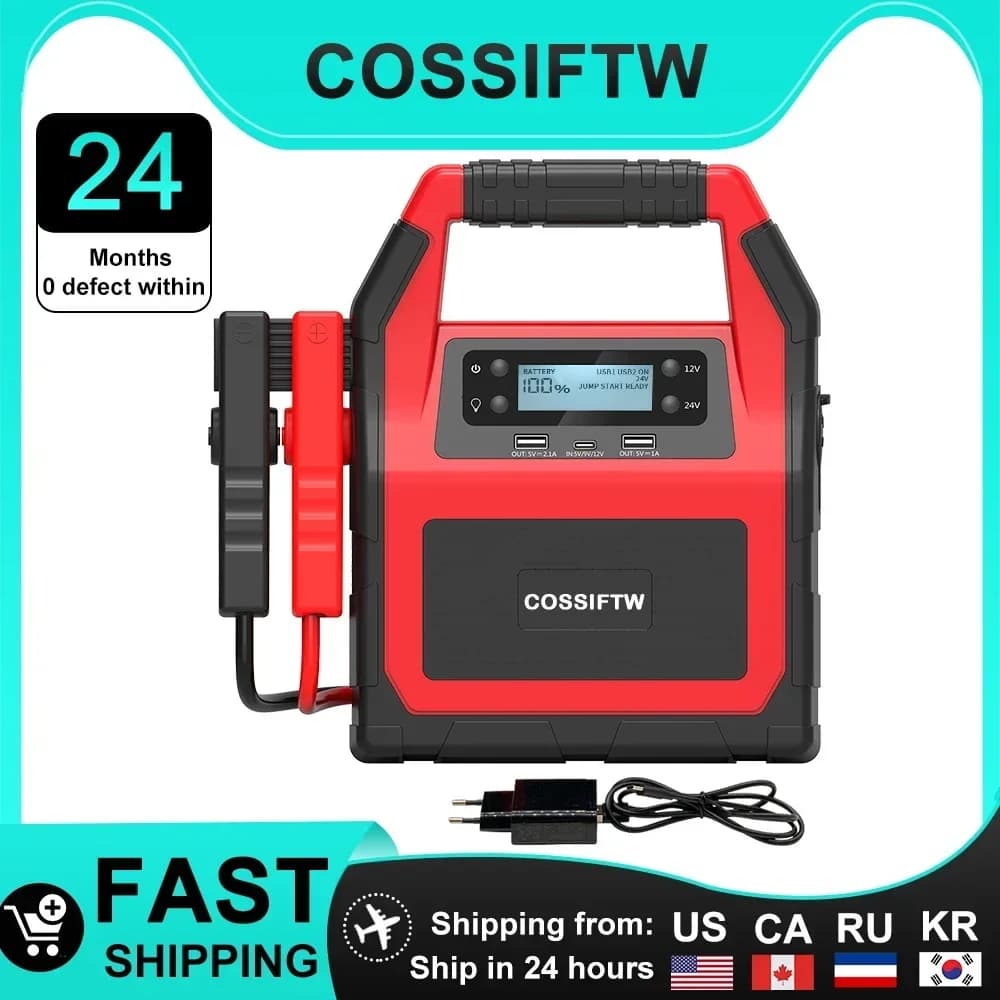 Avviamento di emergenza per camion Rig 46800mAh per camion 12V 24V Avvio furgone/autobus/serbatoio/pick-up/marker/escavatore
