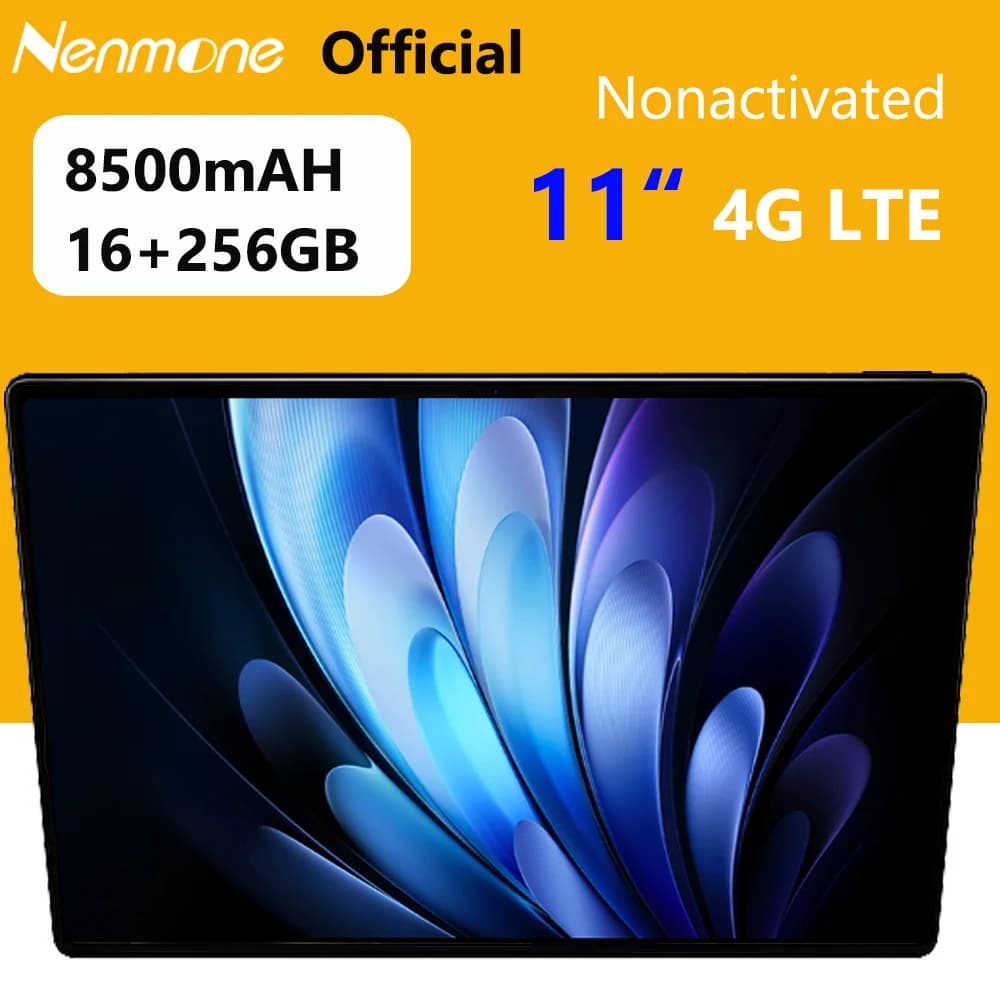 2026 UNISOC T616 4G Tablet 11-inch Display 13MP Camera 16GB RAM 256GB ROM 8500mAh Android 15 Tablet PC New Global Version