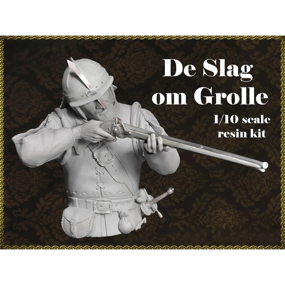 Kit modello non verniciato in resina in scala 1/10, tema militare, busto, Battle of Groler non assemblato e non verniciato GK, 1648X