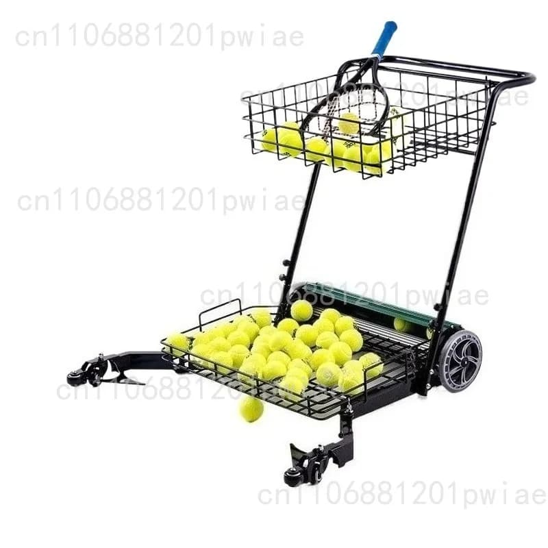 Carrello raccoglitore di palline da tennis Cestino per palline con secchiello raccoglitore di palline
