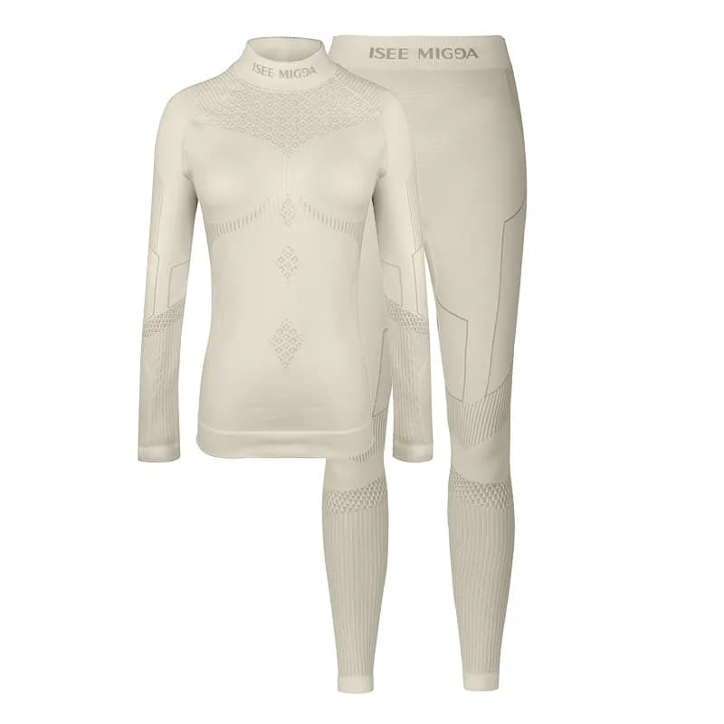 ISEEMIGGA Outdoor Ski Compression Moisture-Wicking Warmth-Fitting Functional Underwear for Women
