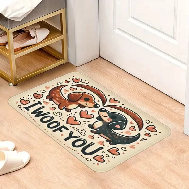 VIKAMA Divertente tappetino antiscivolo con limoni per bagno, cucina, patio, esterno - Tappetino decorativo