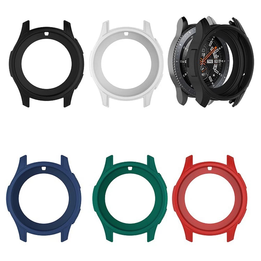 Case for Samsung Galaxy Watch 46mm Gear S3 Frontier band Silicone protective shell Protective rubber strap for watch Accessories