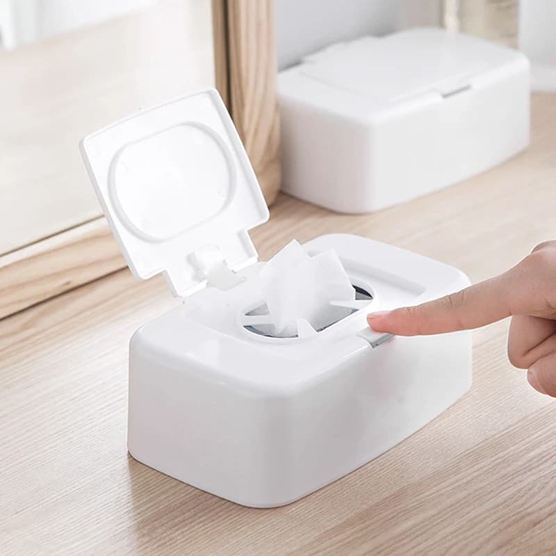 2026 Wet Tissue Box Wipe Dispenser Portable Wipes Napkin Storage Box Holder Container