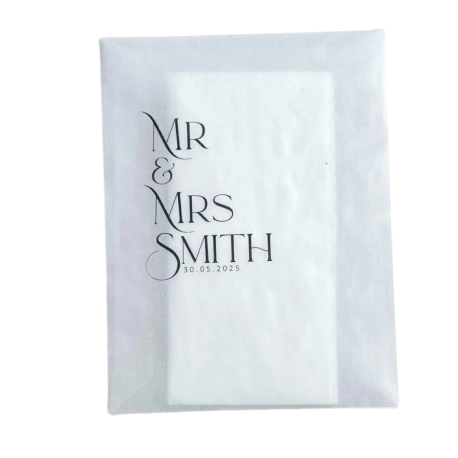 Qualsiasi design Pacchetti di fazzoletti da sposa personalizzati Pre-riempiti con fazzoletti Pacchetti di coriandoli da sposa Happy Tears Confetti di fazzoletti Pa