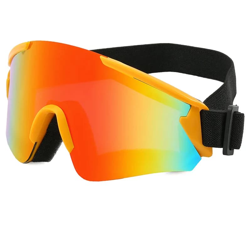 Occhiali da ciclismo da sci all'aperto, occhiali da sole con blocco UV antipolvere antivento, occhiali sportivi leggeri per uomo donna