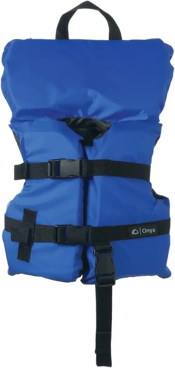 Giubbotto di Salvataggio Approvato USCG per Neonati e Bambini, per Nautica e Sport Acquatici, Adatto per Peso Inferiore a 22,7 kg