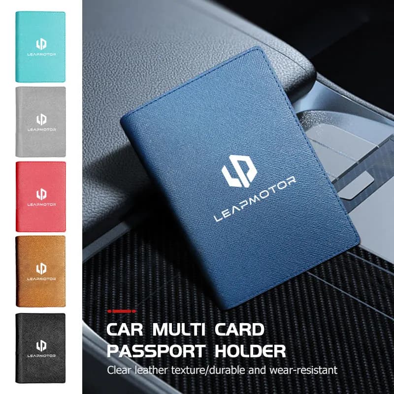 Tourist Passport Protection Document Wallet ID Bank Card Holder For Leapmotor Leap Motor C01 C11 T03 S01 C11 Reev 2022 2023 2021
