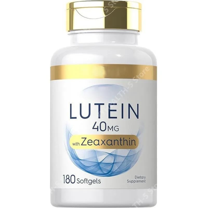 Luteina e Zeaxantina 20mg 180 Capsule Molli | Integratore per la Salute degli Occhi, Capsule Senza OGM e Senza Glutine per il Supporto della Vista