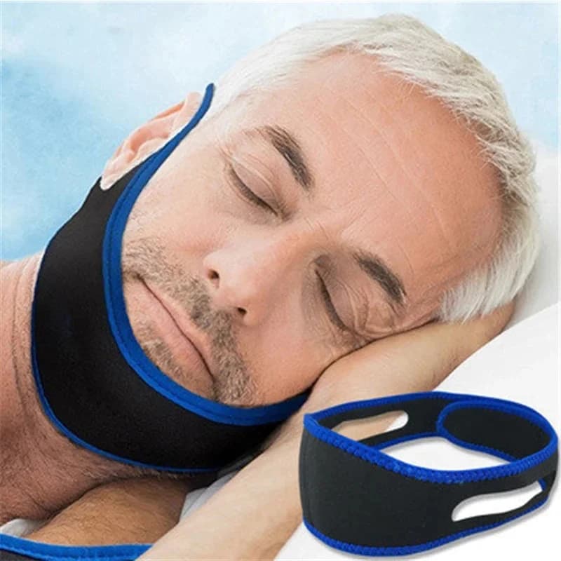 1 Adjustable Anti-Snoring Belt, Chin Support Belt, Facial Lifting and Stretching Belt