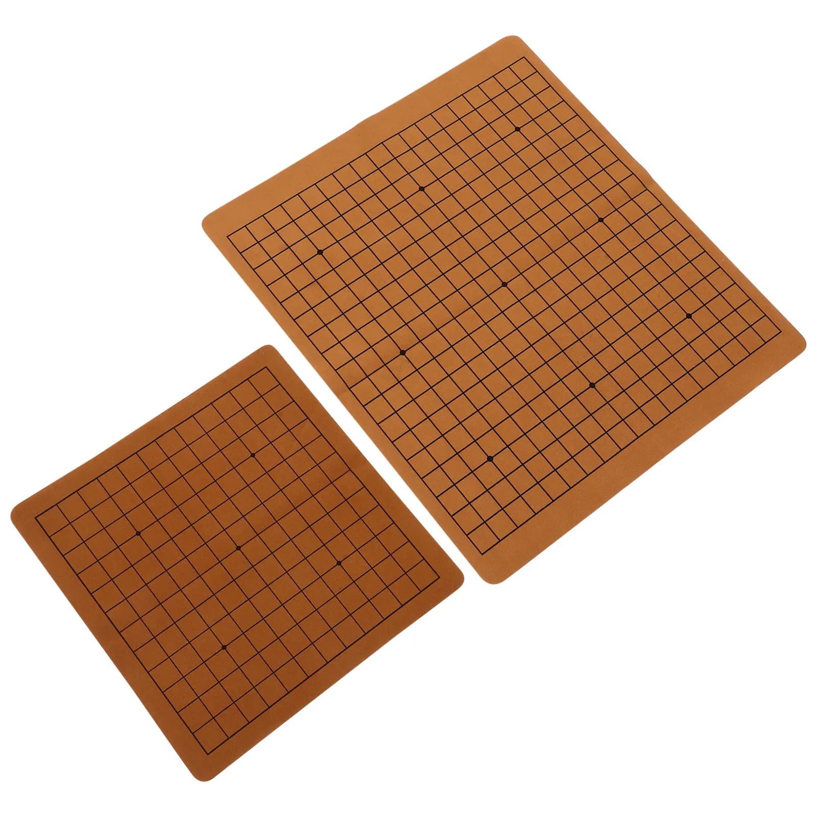 Set da 2 Pezzi: Scacchiera Pieghevole Portatile a Doppia Faccia, Gioco da Tavolo Strategico, Set da Viaggio per Go