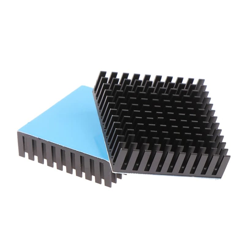 Parti della stampante 3D Dissipatore di calore Dissipatore di calore di raffreddamento in alluminio Dissipazione del calore del radiatore per motore passo-passo Nema17 42 40x40x11mm