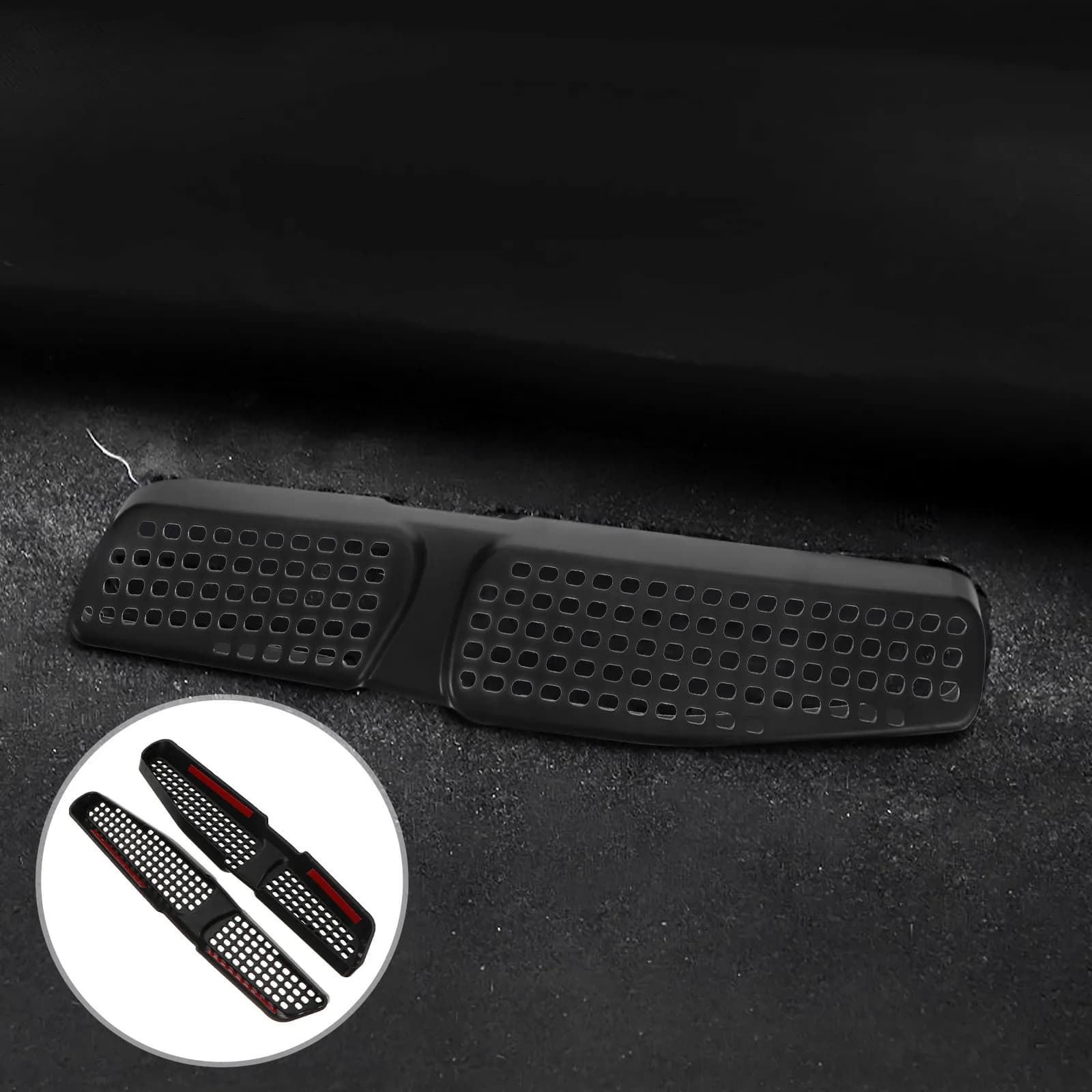 1 Paio di Deflettori per Bocchette di Ventilazione Auto, Protezione Premium in Plastica per Condizionatore d'Aria, Copertura per Protezione Bocchette AC Veicolo