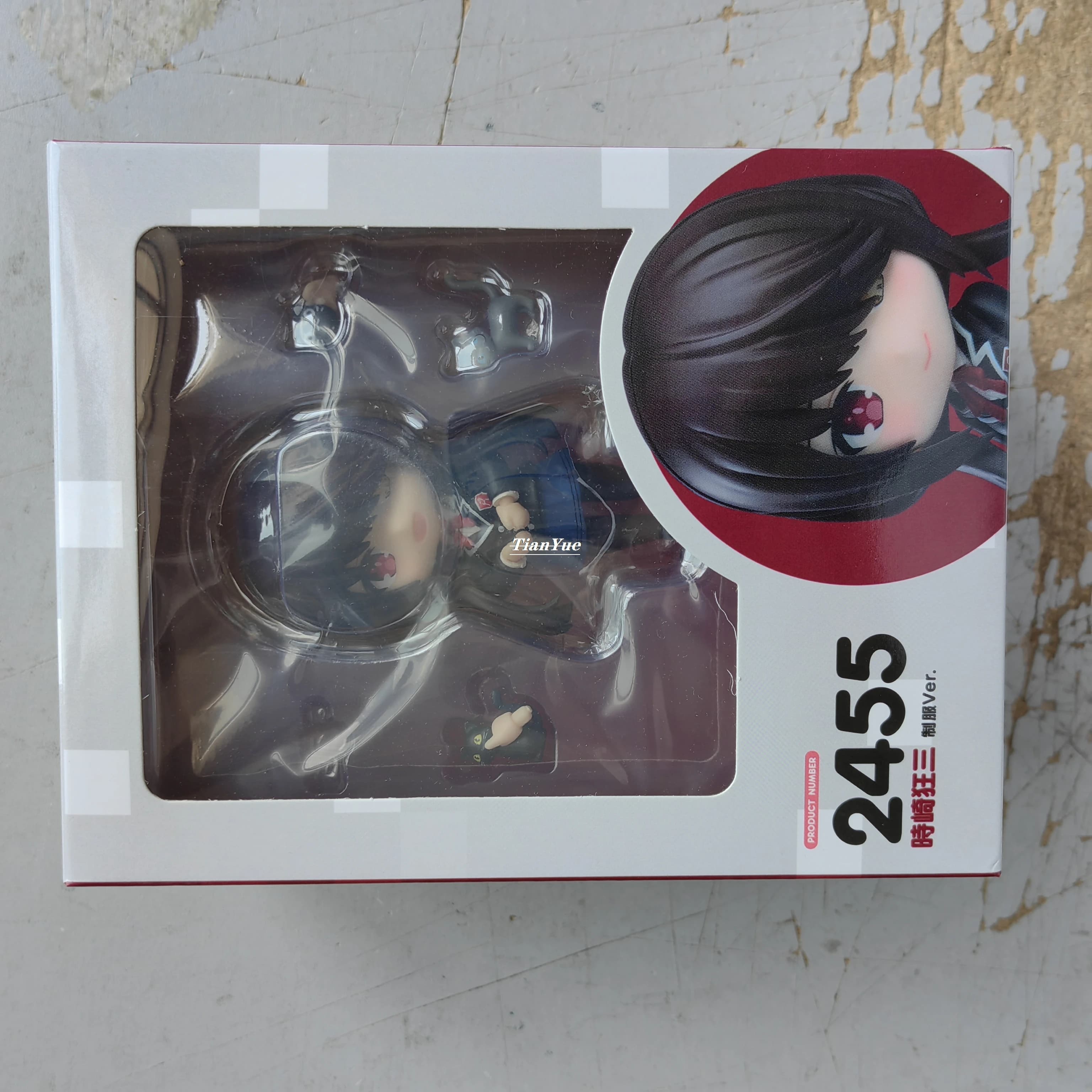 Anime DATE A LIVE Tokisaki Kurumi Nightmare 2455 School Uniform cute girls Action Figure PVC Collection toys 10cm