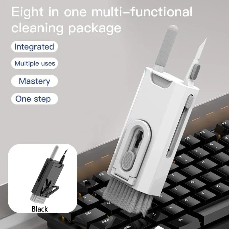 8 in 1 keyboard cleaner cleaning kit for AirPods camera phone cleaning tool set of extractors for brush cover for pen screen for earphone cleaning