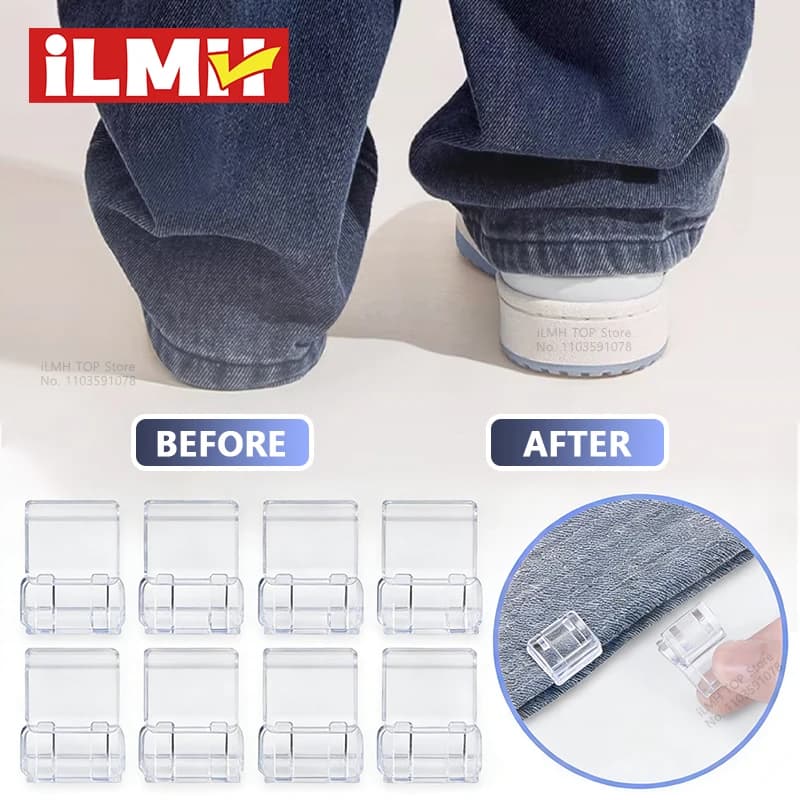 Clip for shortening invisible legs from 4~10 pieces, clip for edge of non-slip pants, fast fast fastening edge clip, concealed trouser regulator, sewing accessories