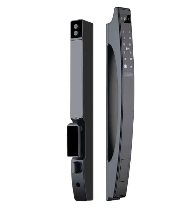 2025 Electronic Automatic 3d Face Recognition Fingerprint Password Smart Door Lock With Camera Tuya Wifi Door Lock