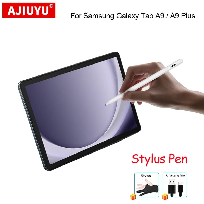 Penna stilo per Samsung Galaxy Tab A9 SM-X110 X115 8.7 "A9 + A9 Plus 11" SM-X210 X216B Tablet Penna schermo Touch Disegno Penna Matita