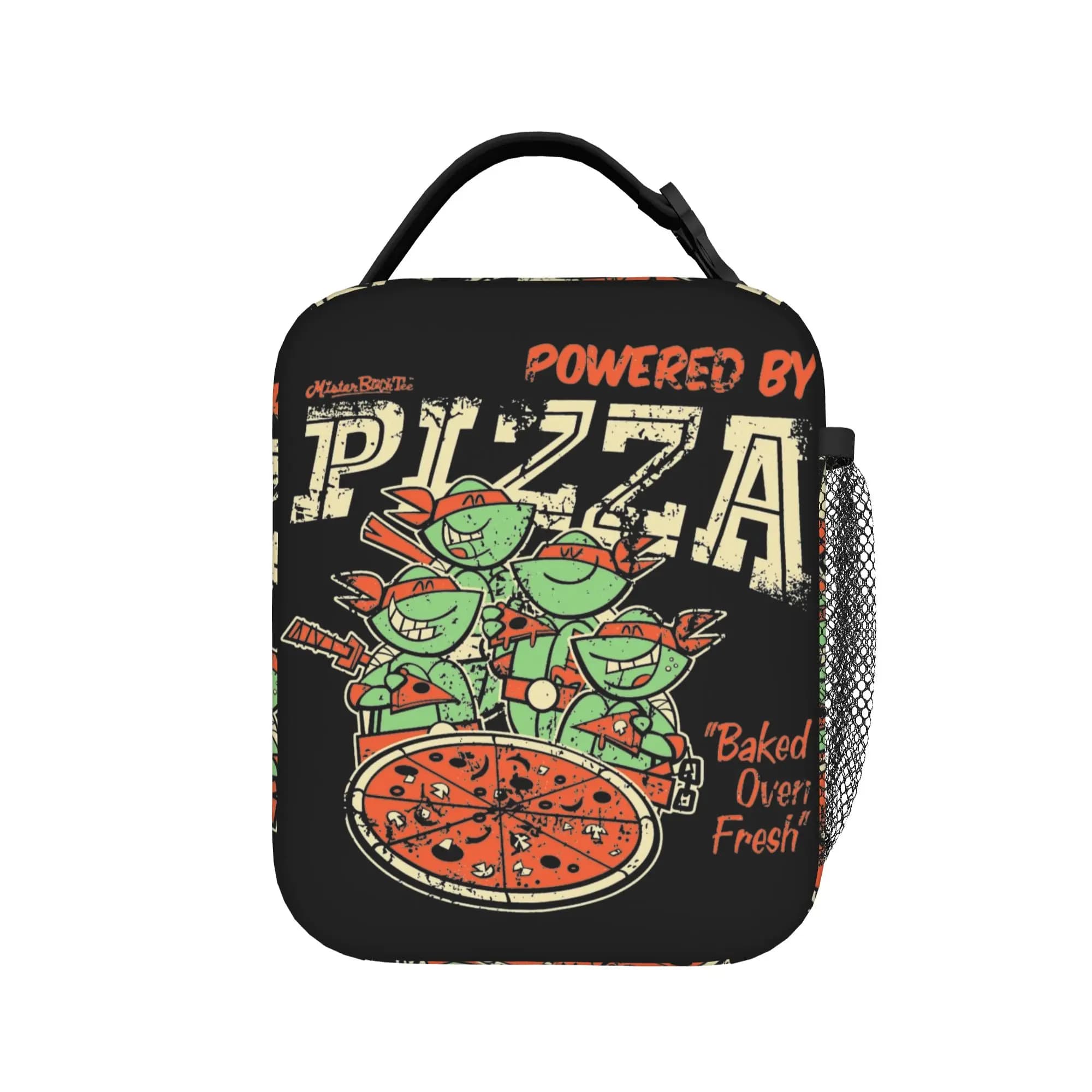 Borse termiche per il pranzo Teenage Turtles Pizza, borsa frigo grande con Tartarughe Ninja, borsa porta pranzo, borsa per il pranzo per la scuola e i viaggi