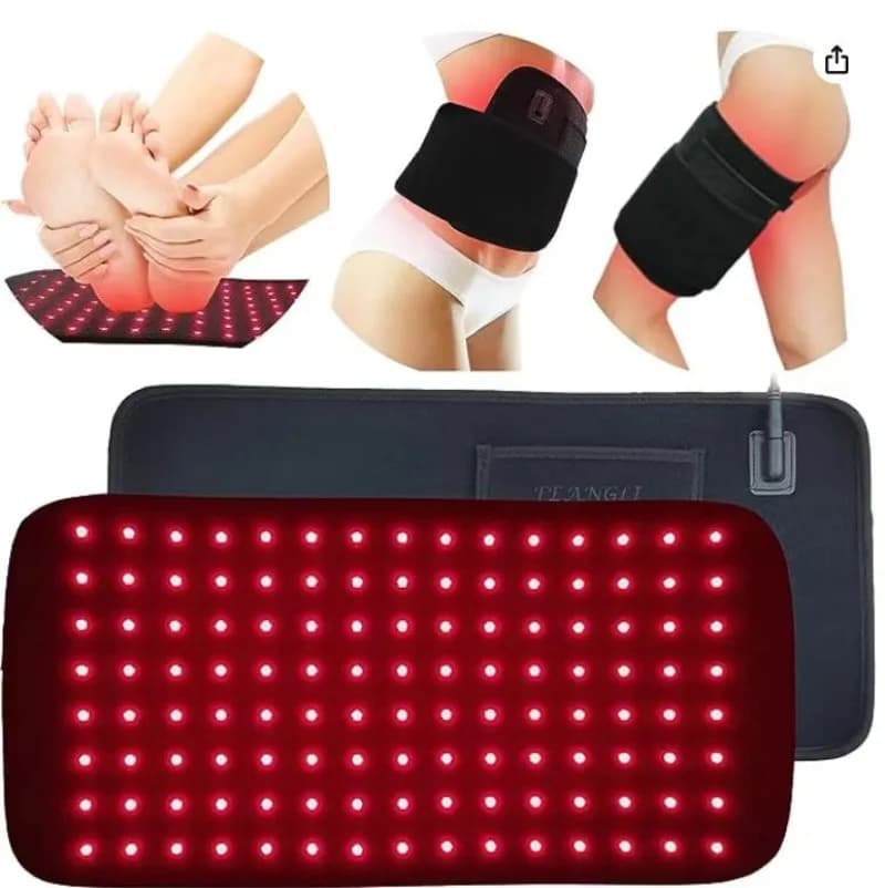 NEW 72 LED Red Light Belt 660nm and 850nm infrared light therapy cushion for body fatigue Deep therapy for back knee hands relief