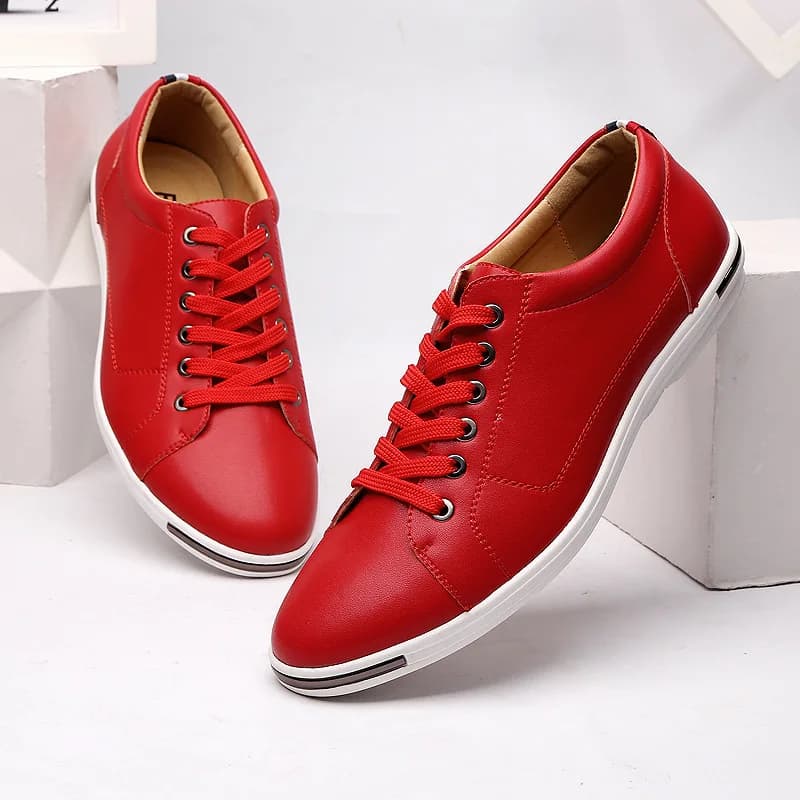DIMANYU Scarpe da ginnastica da uomo taglie forti, nuove scarpe casual stringate primavera 2026, scarpe piatte antiscivolo da studente da uomo