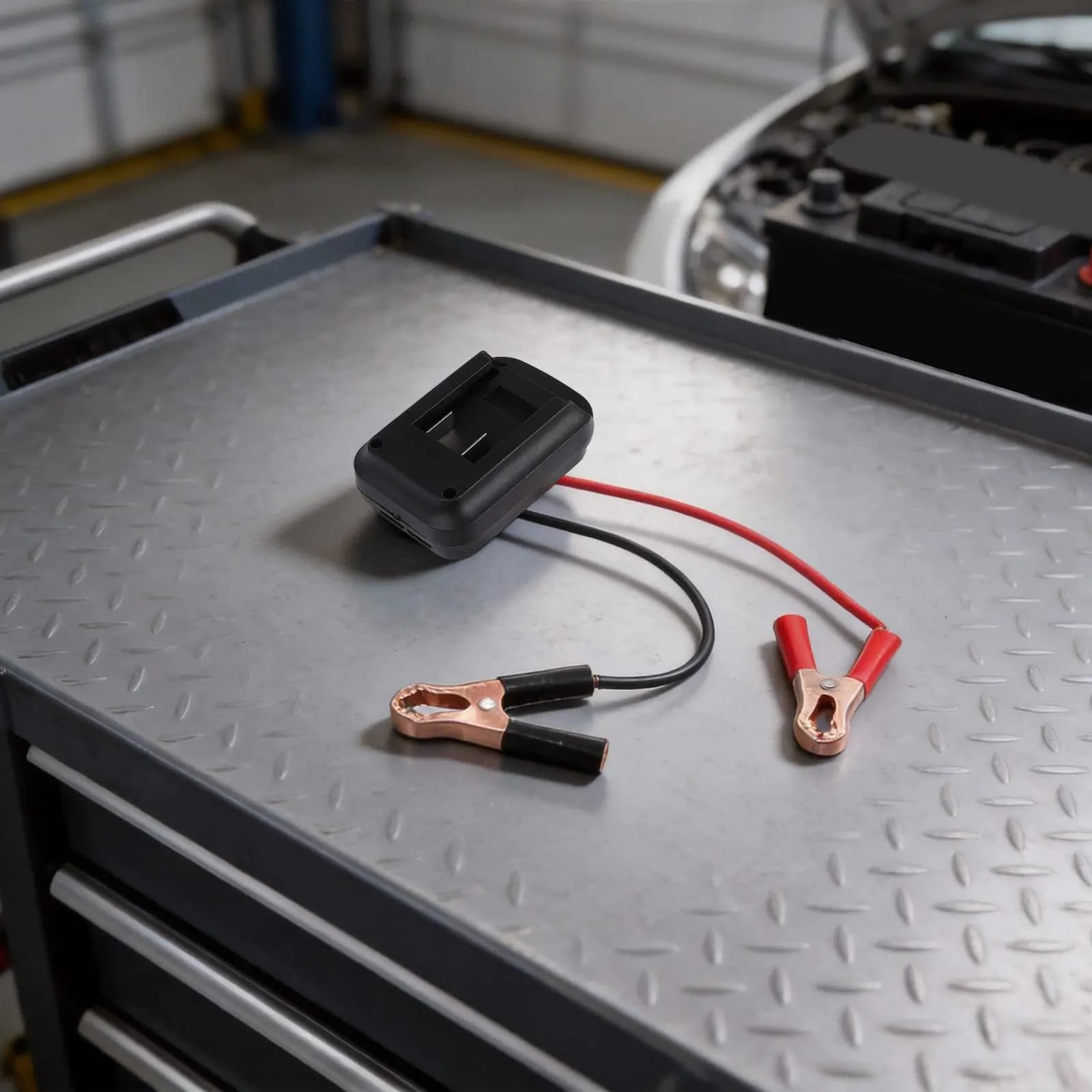 Avviatore di Emergenza per Auto, Adattatore per Avviamento, Assistenza Stradale, Avviatore Leggero con Ricarica Simultanea dei Dispositivi