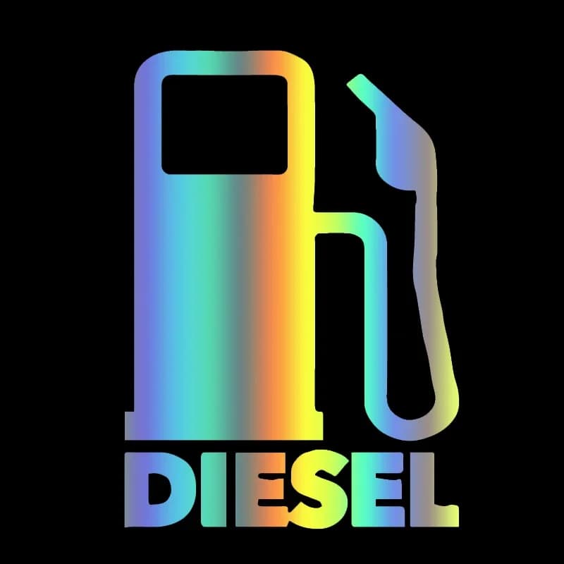 DIESEL car stickers only fuel DIESEL decorative accessories for creative waterproof motorcycle and sun protection decal vinyl, 14CM * 10CM