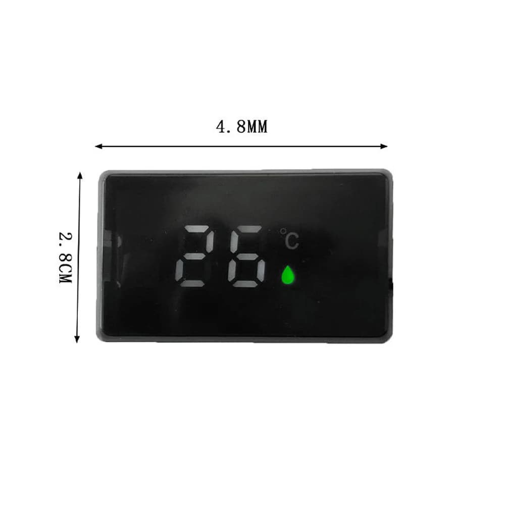 Termometro Display tattile a LED Misuratore di temperatura impermeabile per bagnetto a prova di spruzzi 0-99 ℃ Campo di misurazione