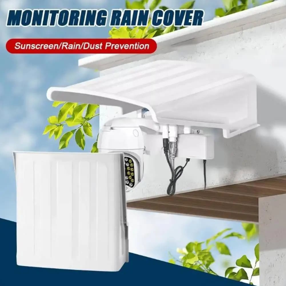Rain cover for outdoor camera from 27 cm Simple installation Rain cover waterproof protective cover for security camera Sun cover