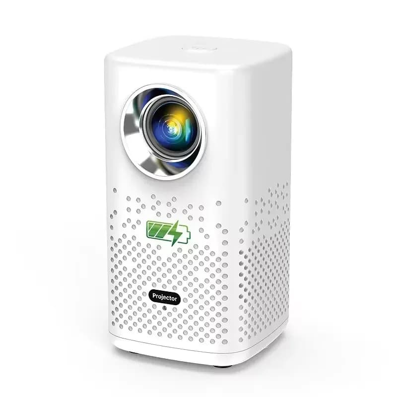JAVODA H1P Portable 4K Projector Adjustable 100" Screen USB Phone Sync Ultra-Short Focus 120 Brightness Great Gift
