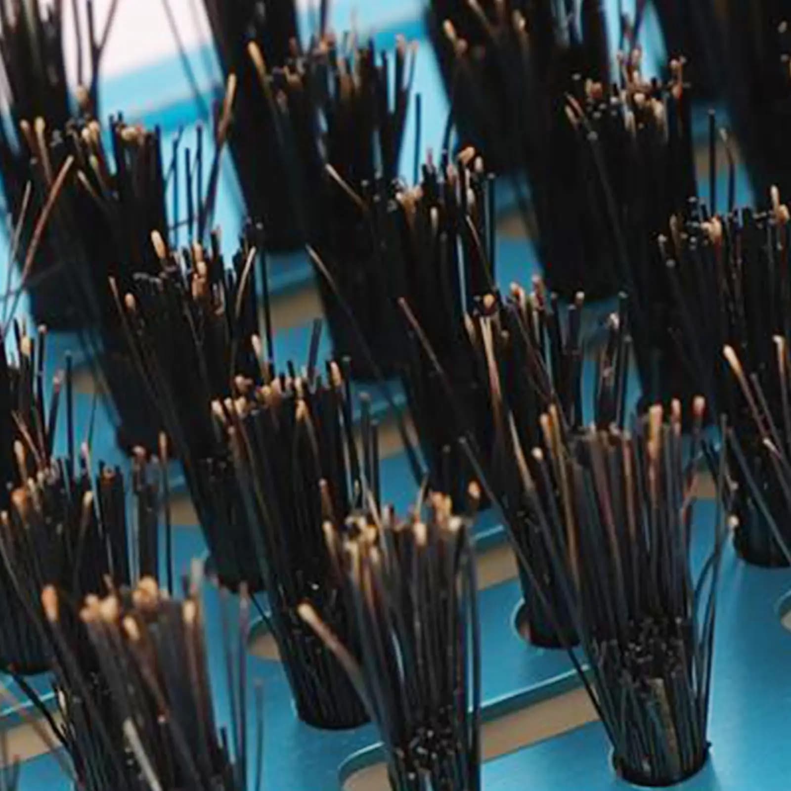 Spazzola Lisciante per Capelli con Manico in Legno, Strumento per lo Styling dei Capelli e per Parrucchieri