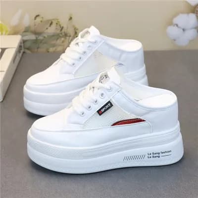 Nuove scarpe da ginnastica da donna pantofole mesh traspirante ciabatte casual scarpe moda femminile sneaker stringate per il tempo libero donna vulcanizzate diapositive