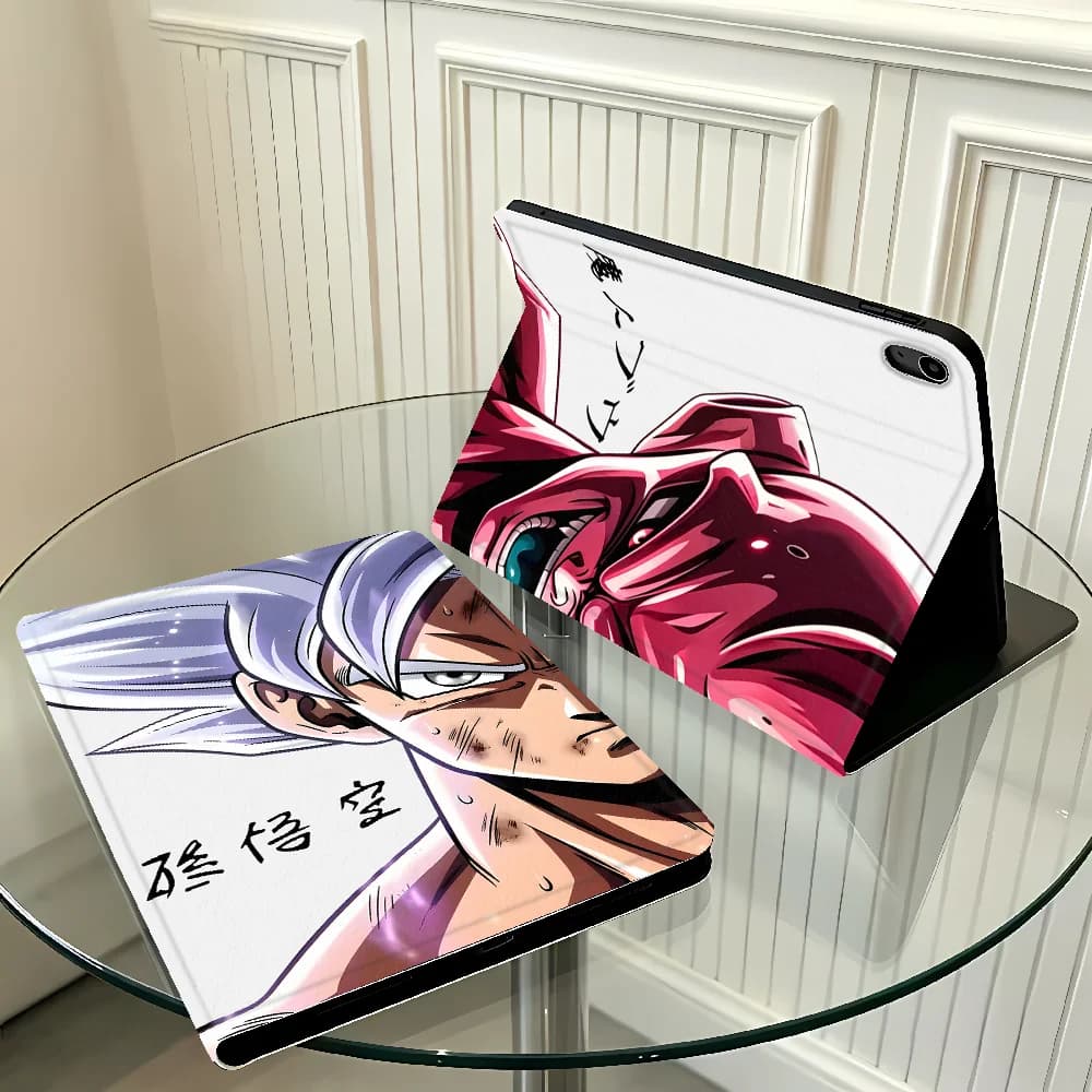 D-Dragon Balls Gokus Case for Apple iPad 10th 7/8/9th Pro11 13 Air 11 13 M4 M3 M2 A16 2026 with Pencil Slot Air 4/5/6th