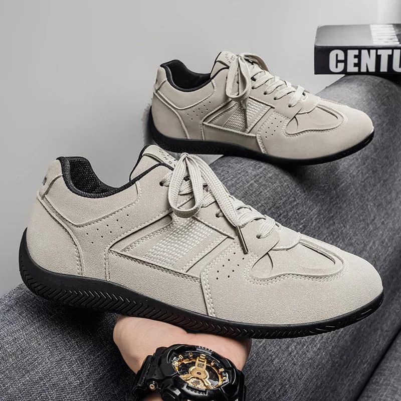 Scarpe Sportive Casual da Uomo con Suola Spessa, Antiscivolo, Comode, Traspiranti, Vulcanizzate, per Camminata e Corsa