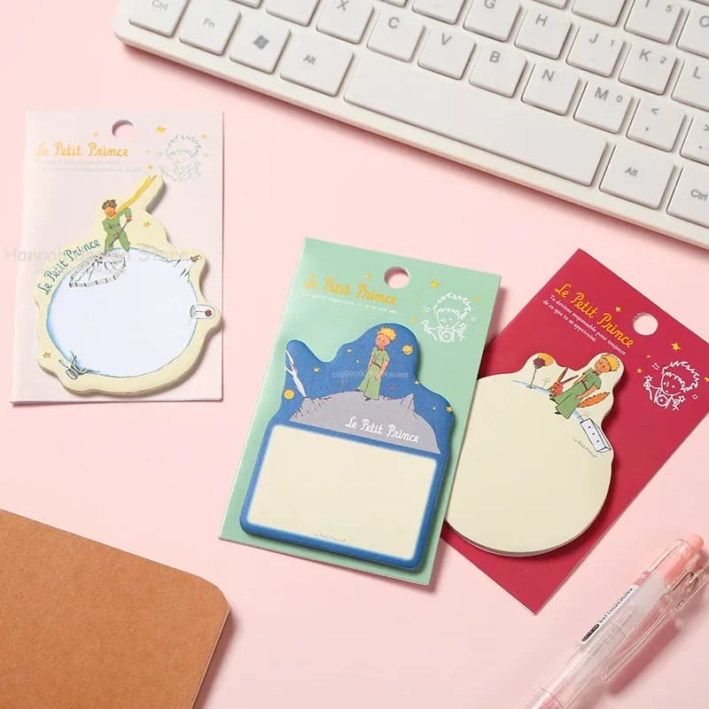 30 Fogli Blocco Note Adesivo Il Piccolo Principe, Adesivi per Planner, Cartoleria Kawaii, Forniture per Ufficio e Scuola