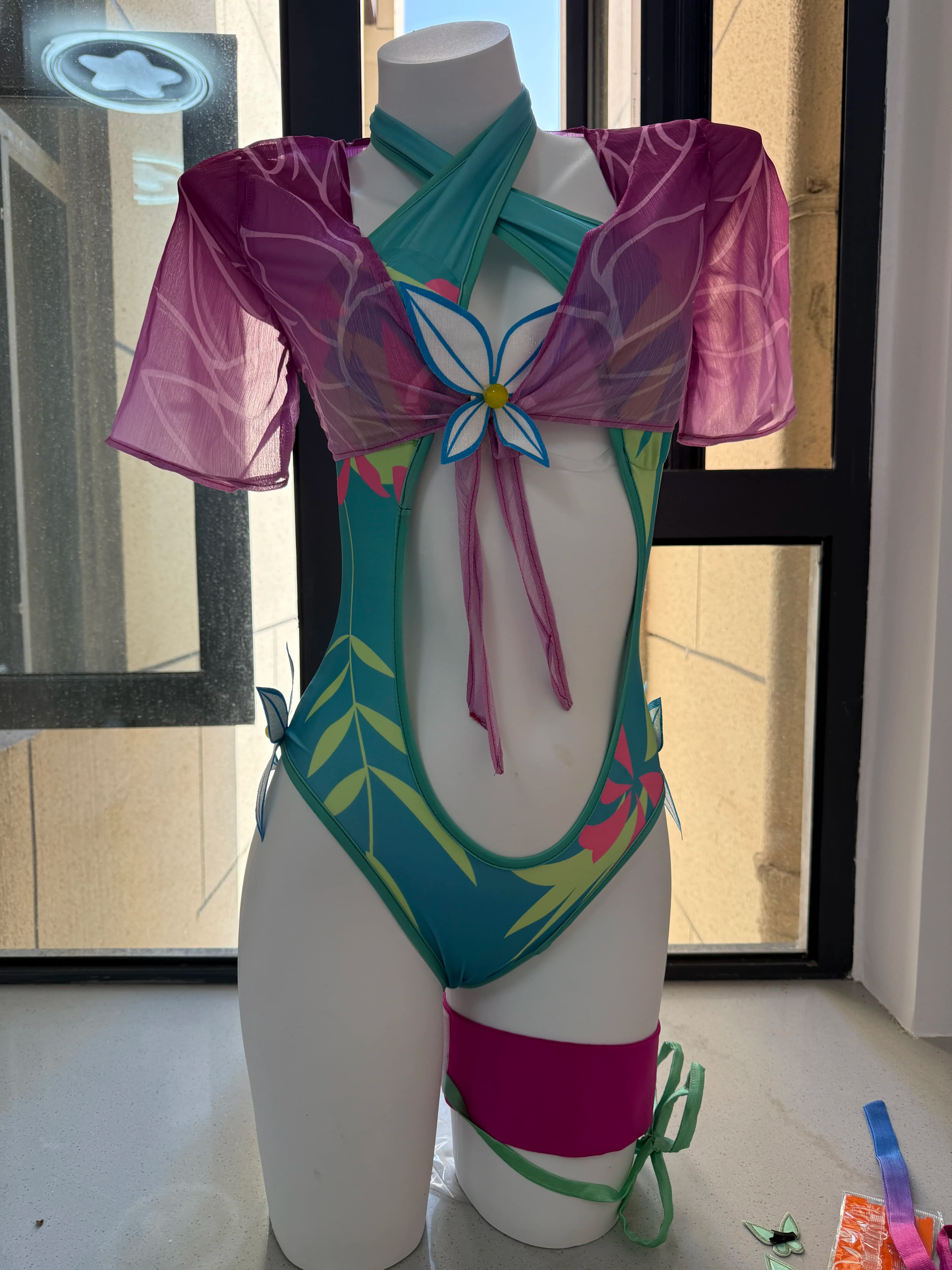 Costume da bagno Psylocke Costume cosplay Abbigliamento da festa di carnevale di Halloween