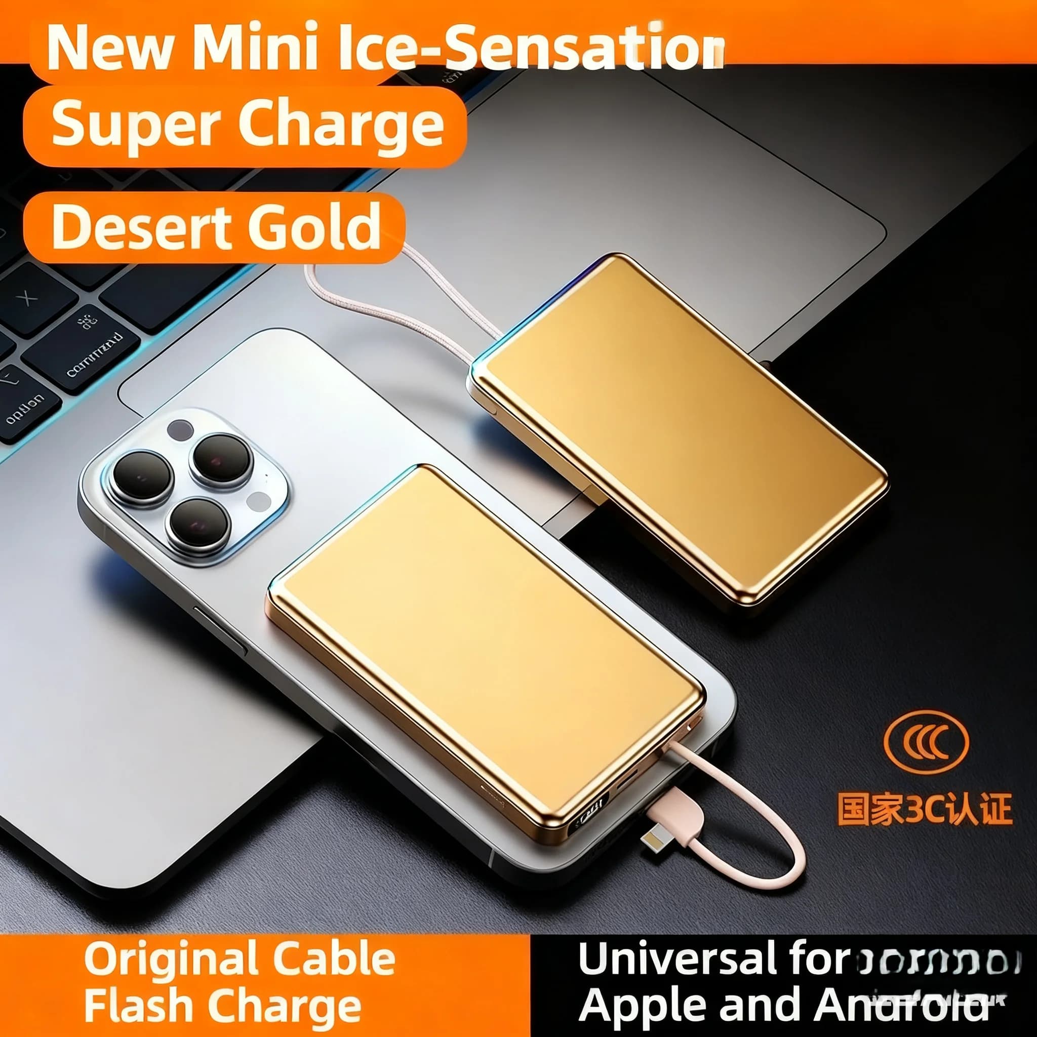 20000mAh Portable Power Bank 30W Fast Charger With Cable Powerbank External battery For iPhone 17 16 15 Samsung Power Bank