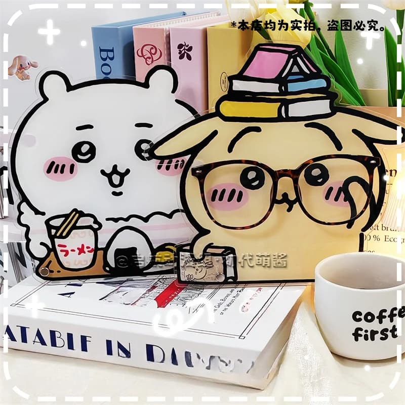Anime Chiikawa Hachiware Usagi Momonga Simpatico Porta Occhiali da Cartone Animato Espositore da Tavolo Creativo Decorativo Elegante 2026